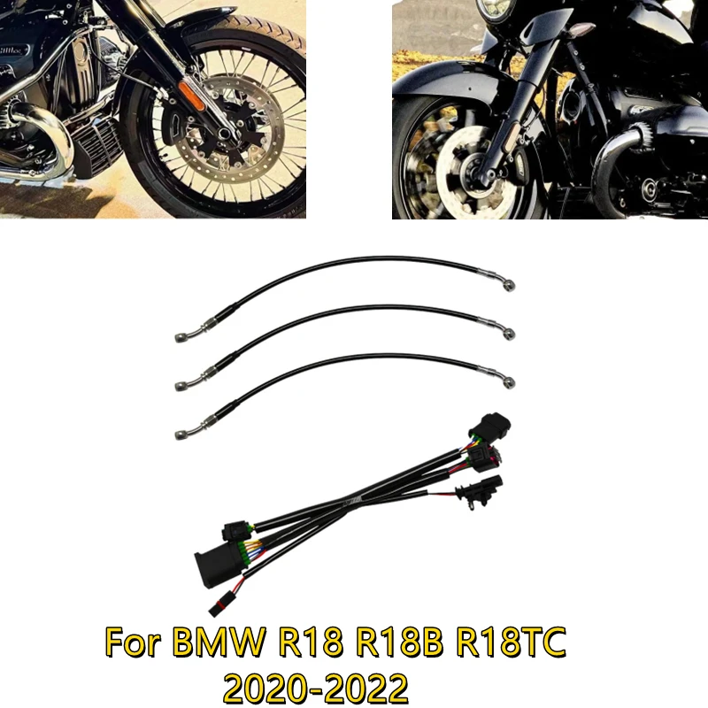 Motorcycle For BMW R18 R18B R18TC Brake Pipe Clutch Pipe Power Docking Switch Wire Modified Handlebar Handlebar Dedicated Wire