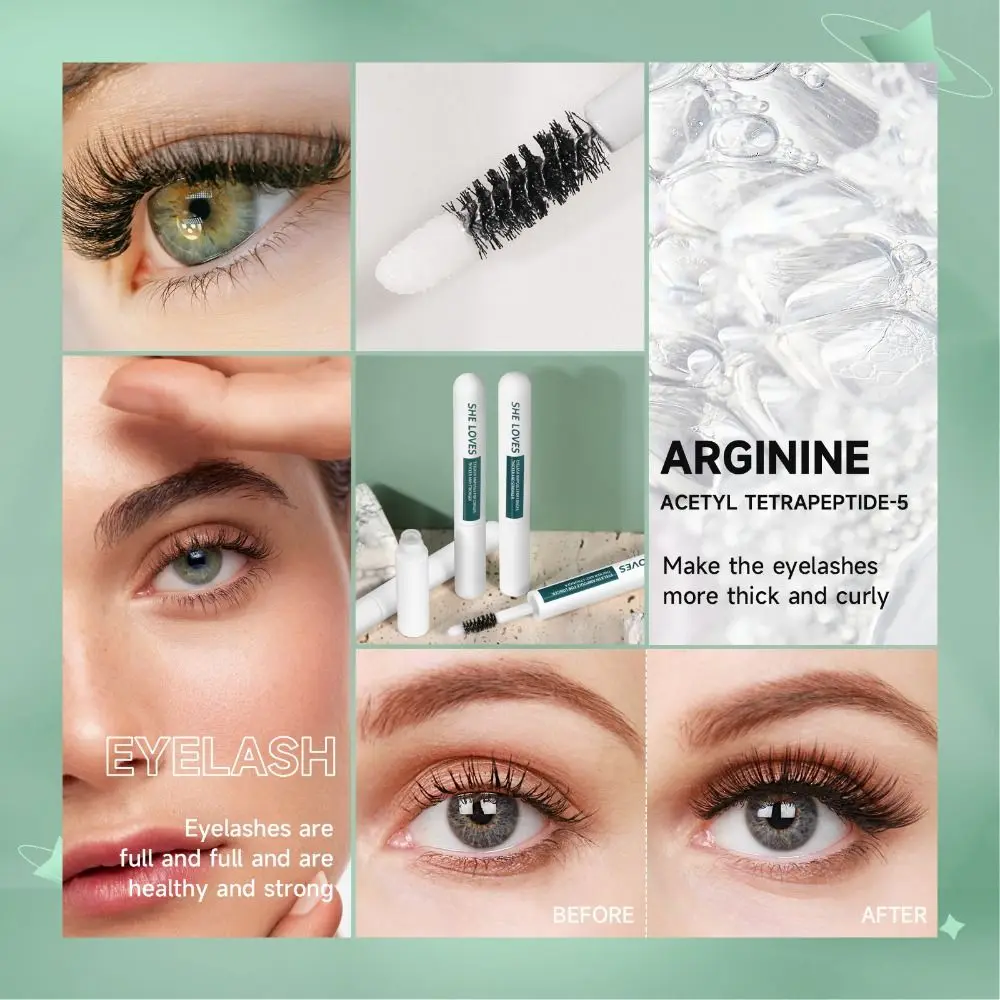 Профессиональная Сыворотка для роста ресниц эффективный натуральный усилитель