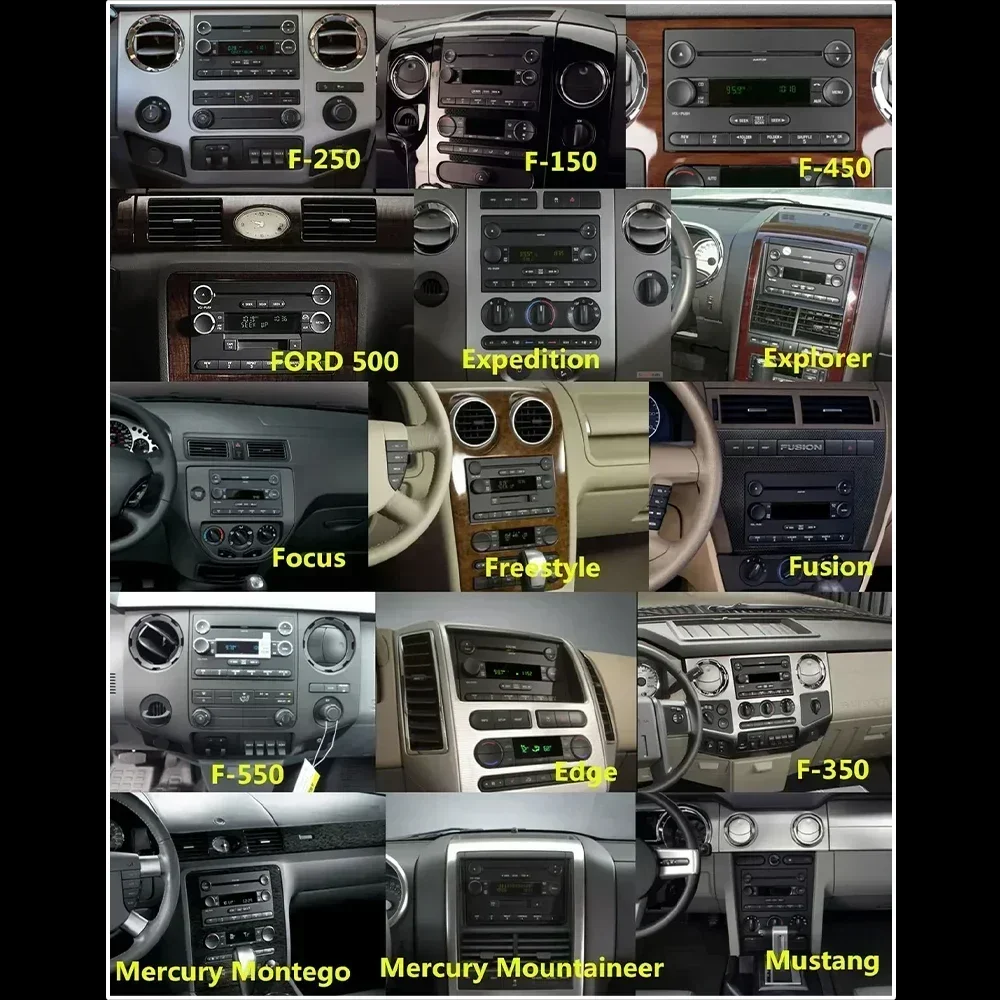 Фото Автомобильный радиоприемник для FORD 500 2005-2007 F150 2004-2008 Explorer 2006-2009 Freestyle 2005-2009 Carplay Android CHSTEK с сенсорным экраном GPS 4G №2