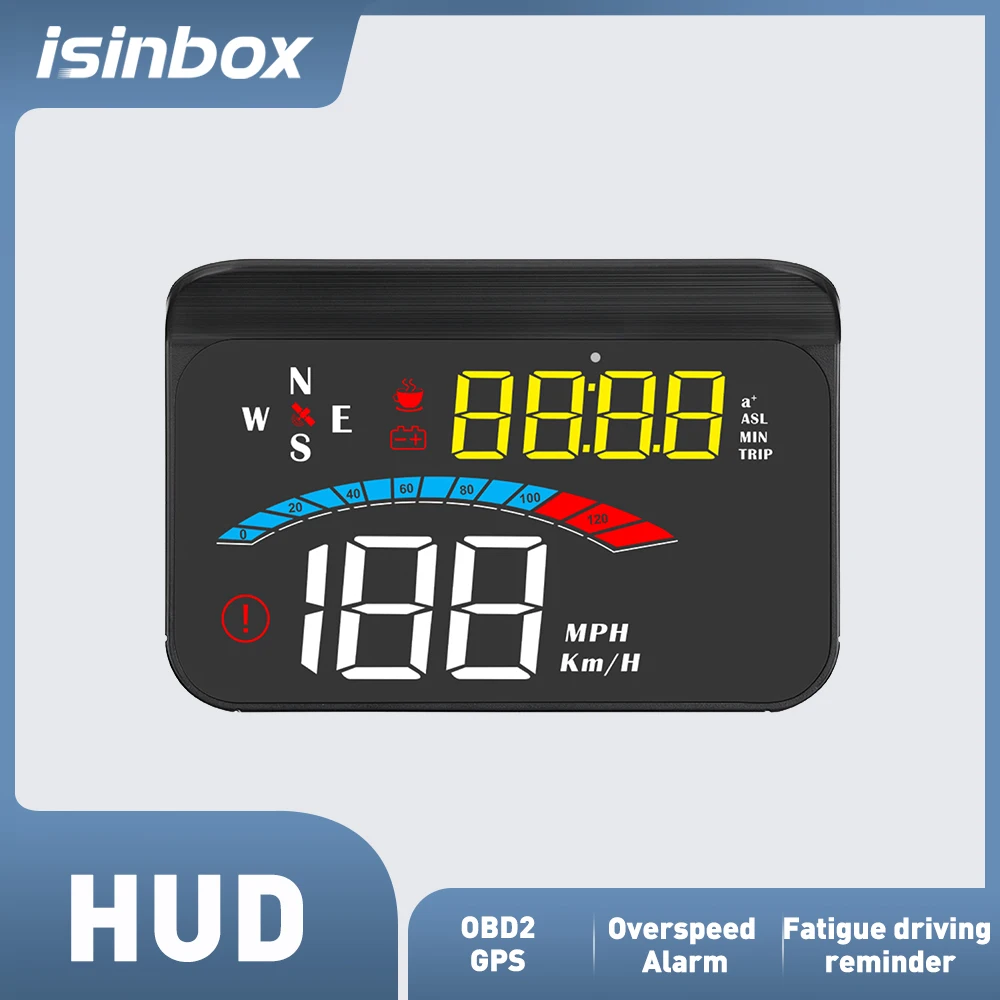 

Цифровой прибор для измерения скорости на лобовом стекле M16 с GPS