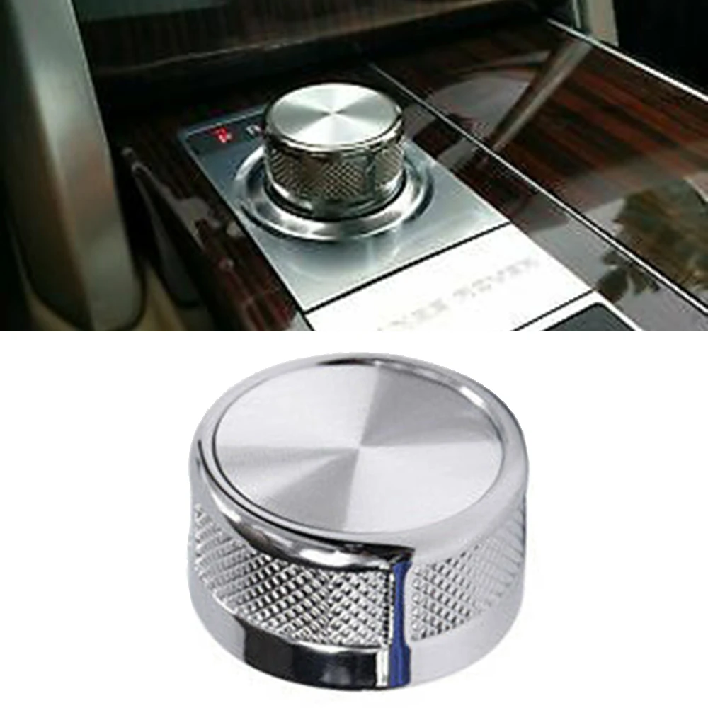 

Car Aluminum Alloy Rotary Gear Shift Knob Cover Chrome For L405 2013-2016