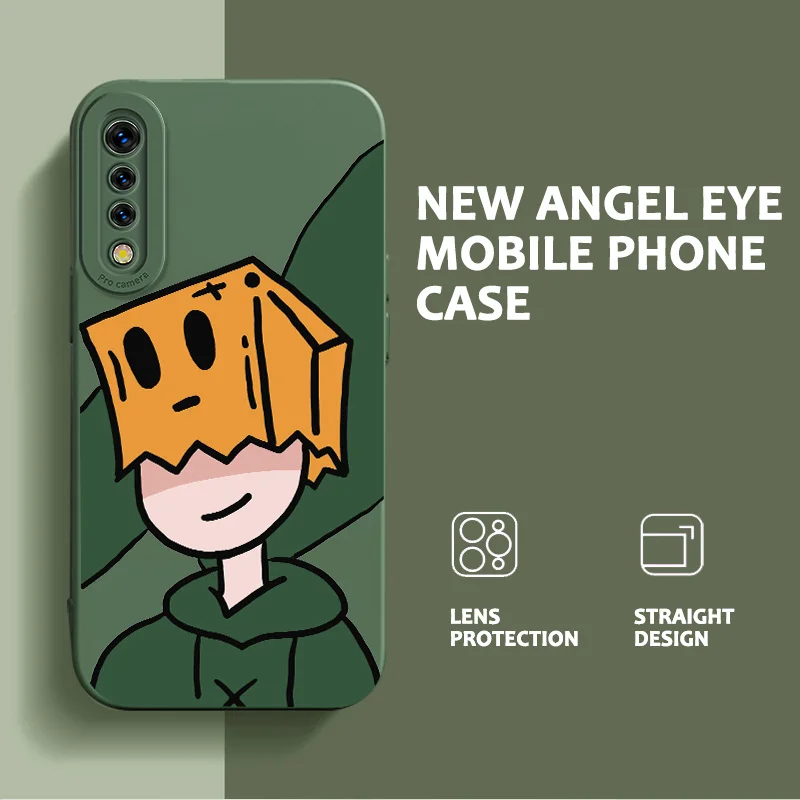 

Angel Eyes TPU Phone Case for vivo S1 Y7S Z1x S1 Prime S1 Pro Y9S X50 Lite V17 Russia Y51 Pakistan iQOO Neo Hoodie boy Cover