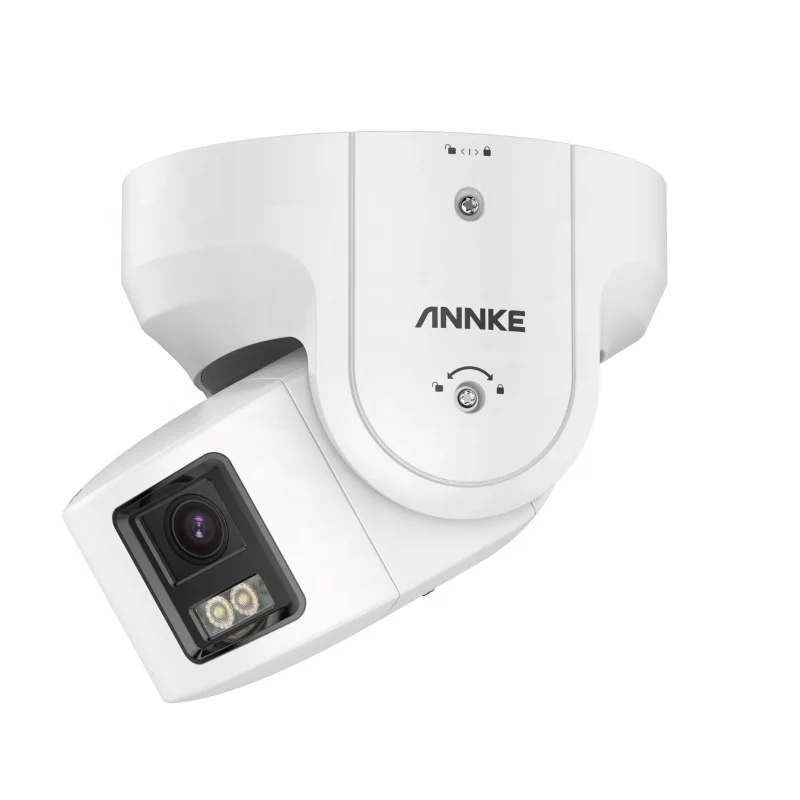

ANNKE 8MP Panoramic AI AcuSense ColorVu POE IP Security Camera Smart Motion Detection POE CCTV Camera 4K Support 2-Way Audio