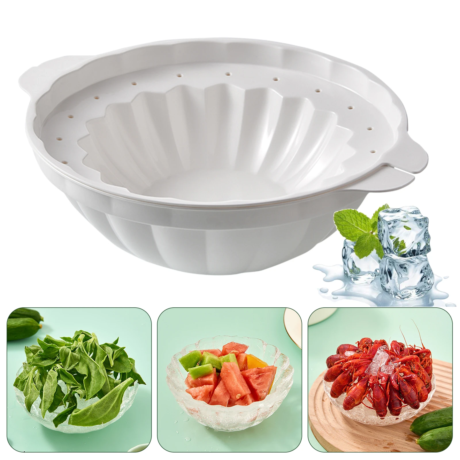 

Форма для льда чаши, мороженое для фруктового салата, креативная утварь, ледяная чаша для замороженного льда, домашняя ледяная форма