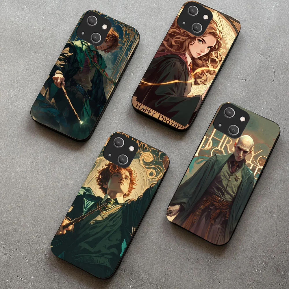 WEA-38 USArt Potters Wand Черный силиконовый чехол для Xiaomi 11t Mi 10 10t 9t A2 A3 S2 Poco X6 Note Pro Lite