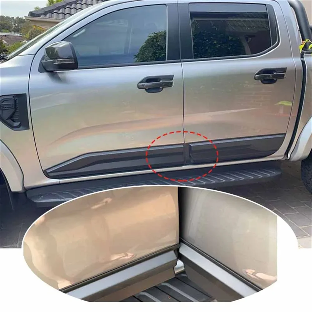 Защитные накладки на кузов для Ford Ranger T9 Wildtrak Sport XL XLS XLT 2023 2024, тонкие боковые накладки на двери, аксессуары для автомобиля (art.: 3920da88ff970) - 3920da88ff970