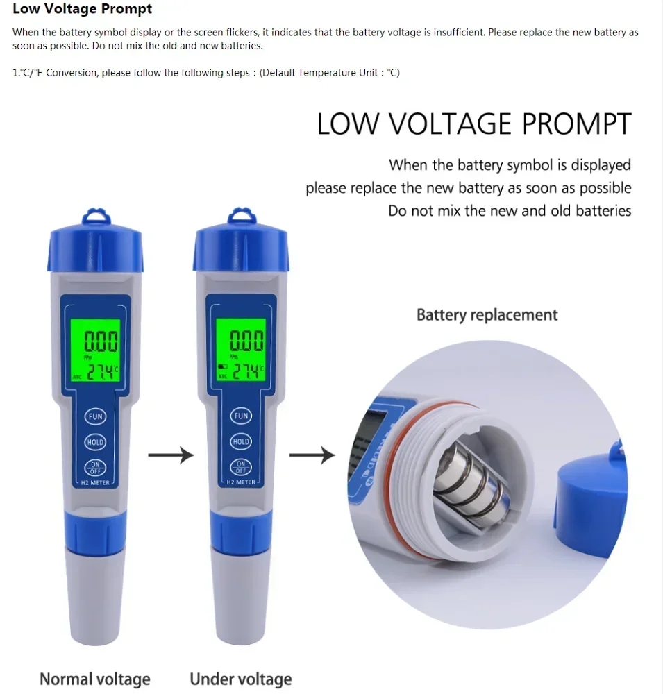 Производитель счетчика водорода H2 0-2400ppb/0-2 40ppm генераторы генератор воды богатый