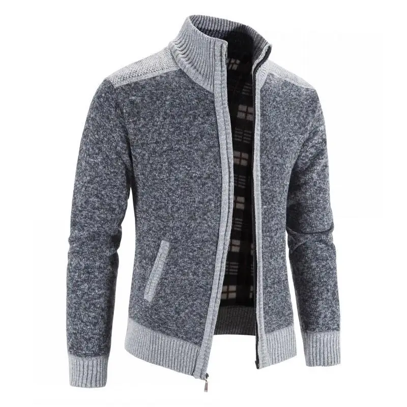 

Мужские модные свитера 2022, осенний кардиган с длинными рукавами, повседневные пальто, однотонные плотные теплые мужские брендовые свитера на весну и зиму