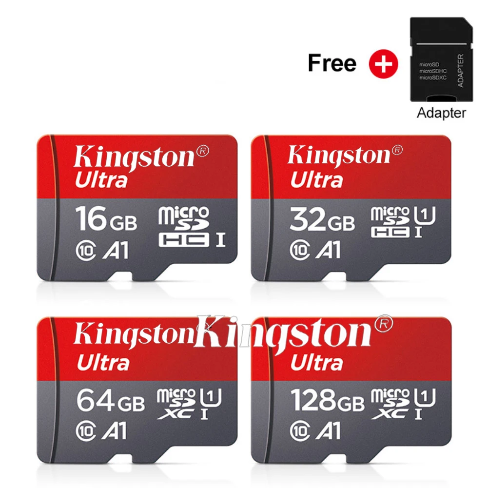 

Kingston 16GB Micro SD Card Class10 carte sd memoria 32GB Mini SD Card 64GB TF Card UHS-I 128GB Memory Card For Mobile phone