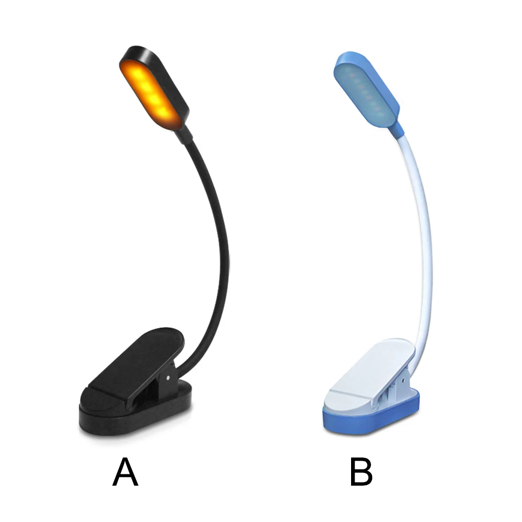 

Clip-on Reading Light Adjustable LED Lamp Tabletop Headboard Household