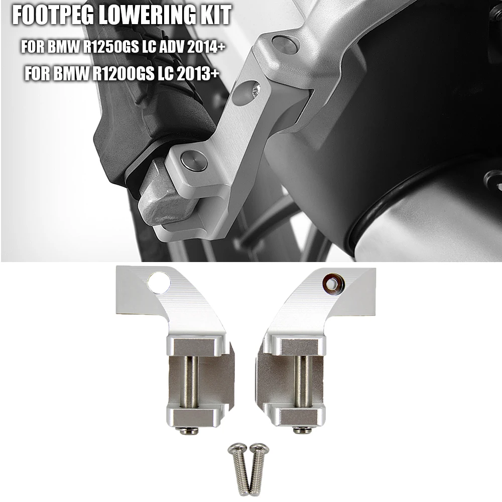 

Motorcycle Foot peg Passenger Footpeg Lowering Kit For BMW R1200GS LC 2013 to 2017 2018 R 1200 GS LC ADV 2014 to 2018 R1200GS LC