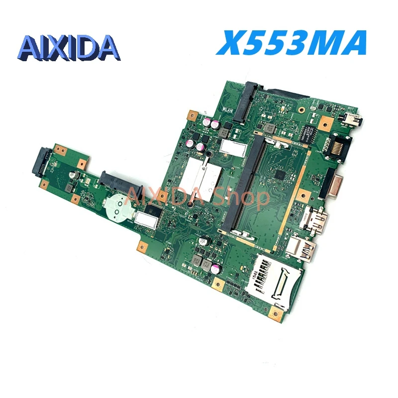 AIXIDA X553MA для ASUS X553M A553MA X553M F553MA F553M материнская плата для ноутбука с процессором N3540 DDR3 Материнская плата полностью протестирована