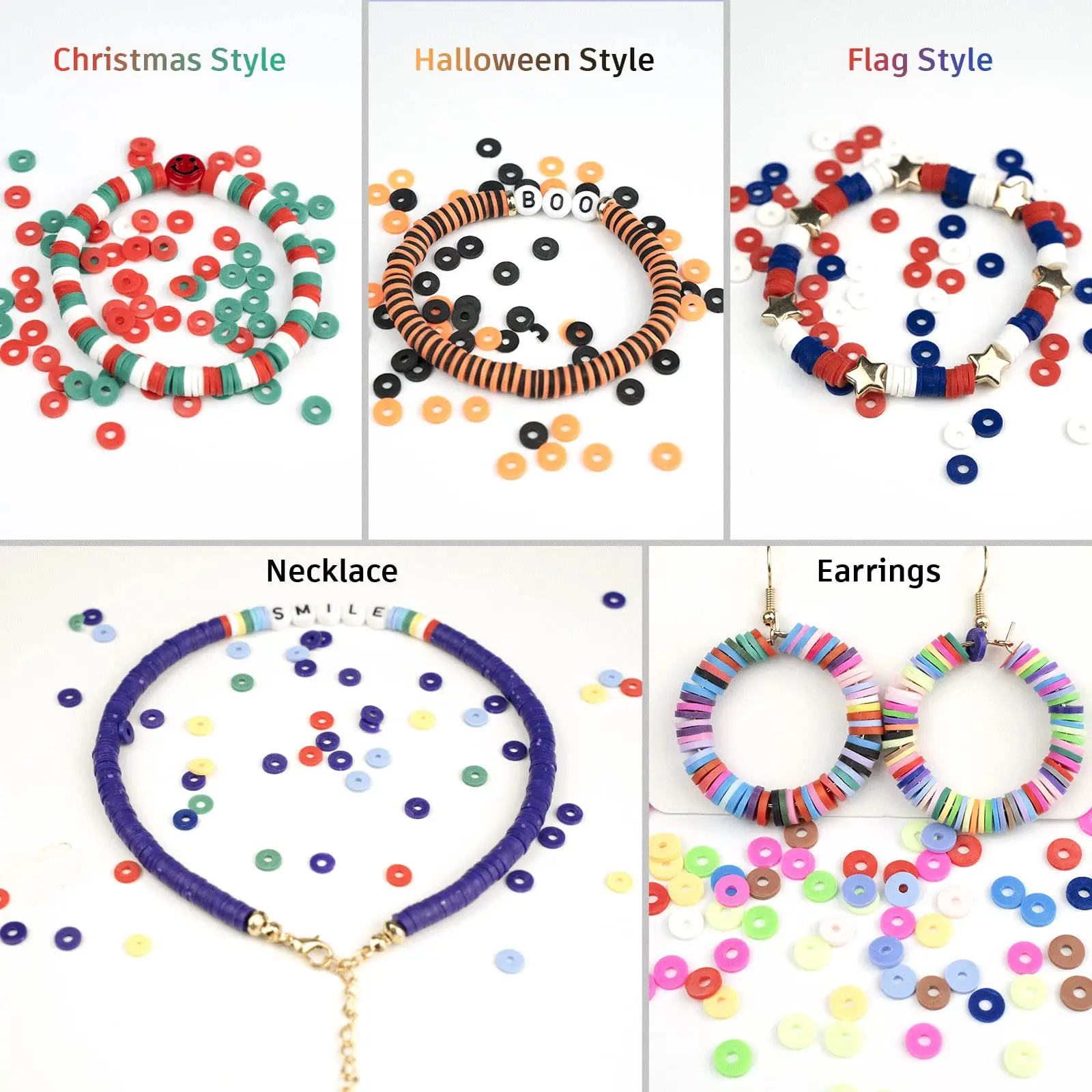 

Бусины из мягкой керамики, 4 мм, 6 мм