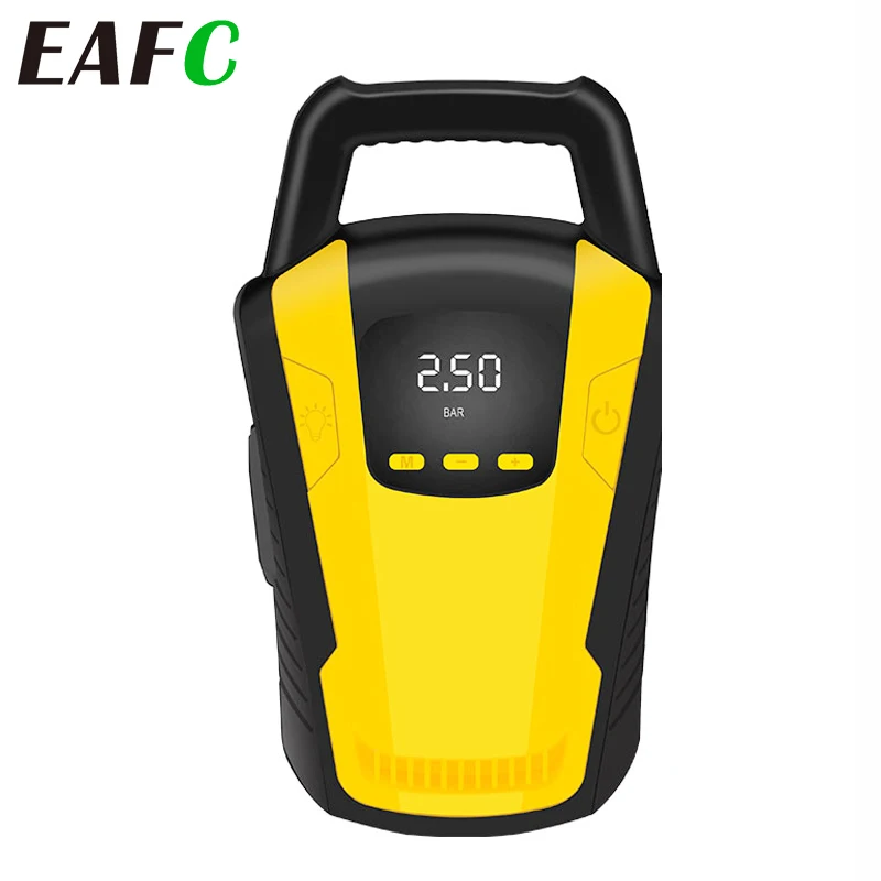 

120 PSI Car Tire Inflatable Pump DC 12V Portable Electric Air Compressor Digital LCD display Tire Air Inflator with LED lights