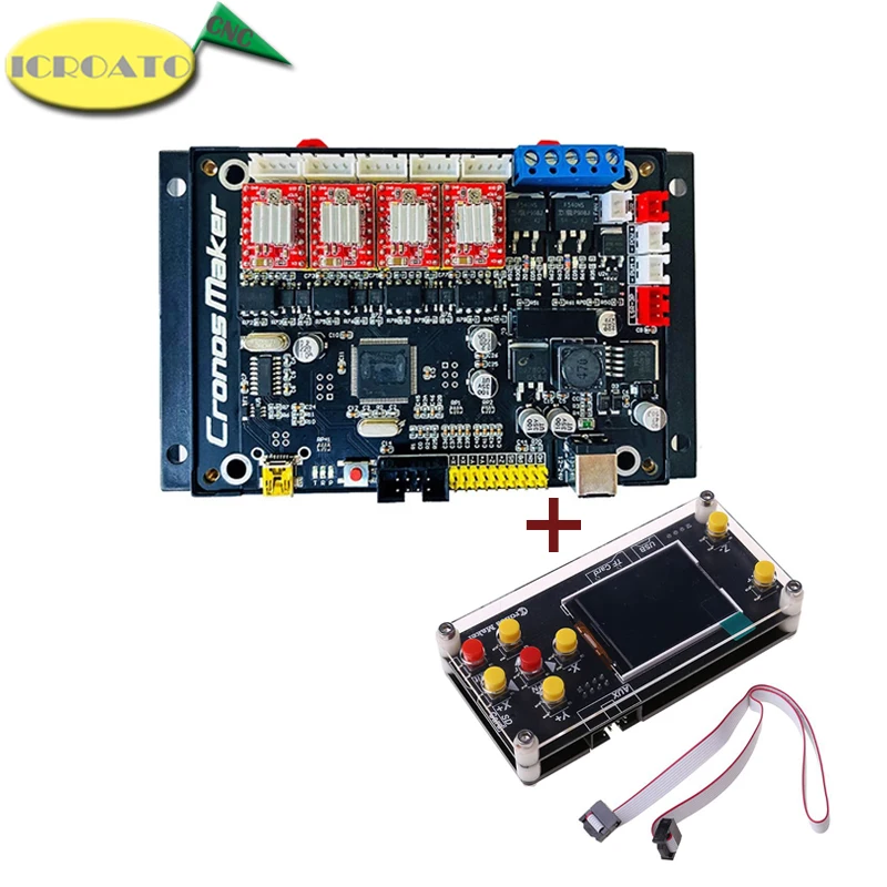 

GRBL 4Axis/3Axis Stepper Motor Controller Control Board With Offline/300W Spindle USB Driver Board For CNC Laser Engraver Board