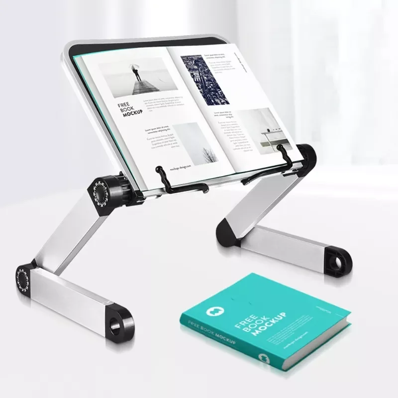 

Foldable Reading Book Holder Bookcase Stand for Cookbook PC 360 Degree Adjustable Support Desk Organizer Drop Shipping