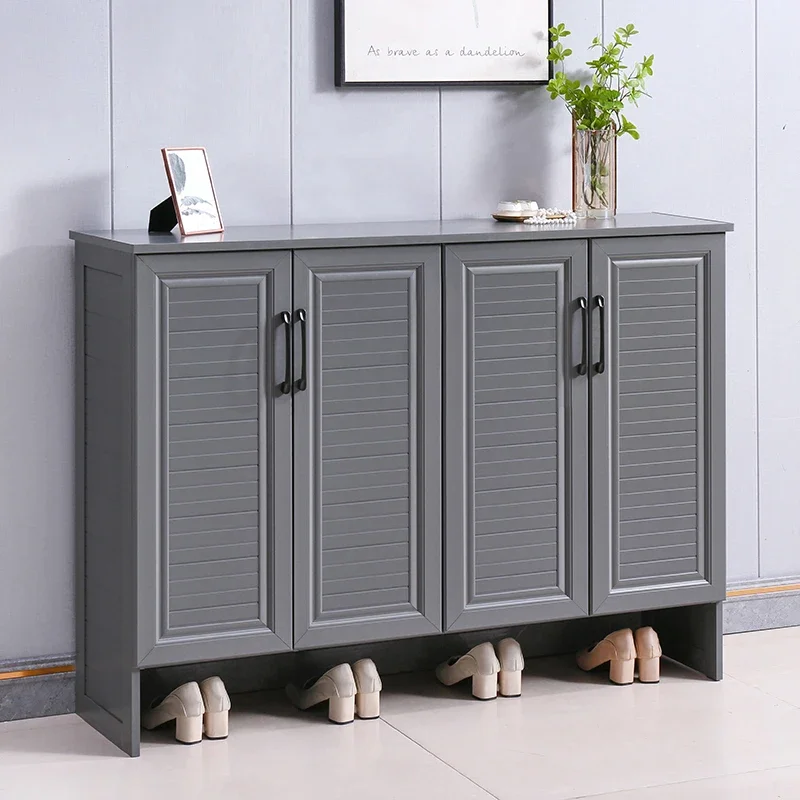 Современный дизайн шкаф для обуви металлическая вертикальная полка гостиной