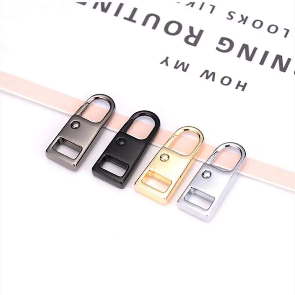 

Tool-free Removable Zipper Head Luggage Bag Schoolbag Coat Clothes Shoes DIY Apparel Sewing Boots Metal Zipper Pendant Pull