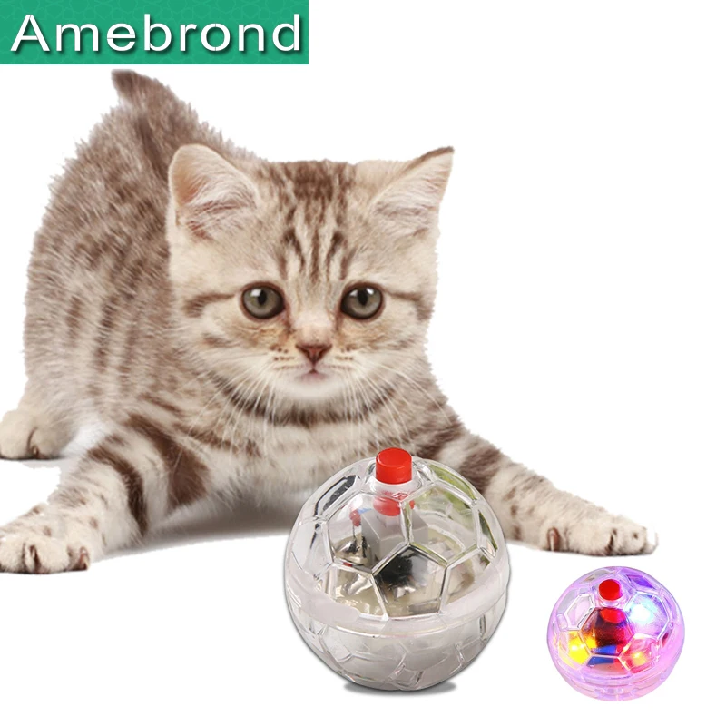 

Интерактивная игрушка-мяч для кошек, светящаяся игрушка-пазл для кошек, движущийся мяч, игрушка для домашних животных Против депрессии, игр...