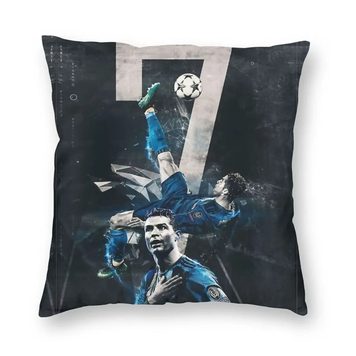 GoldBLi Decor CR7 Ronaldinho футбольный чехол для подушки с двусторонним принтом