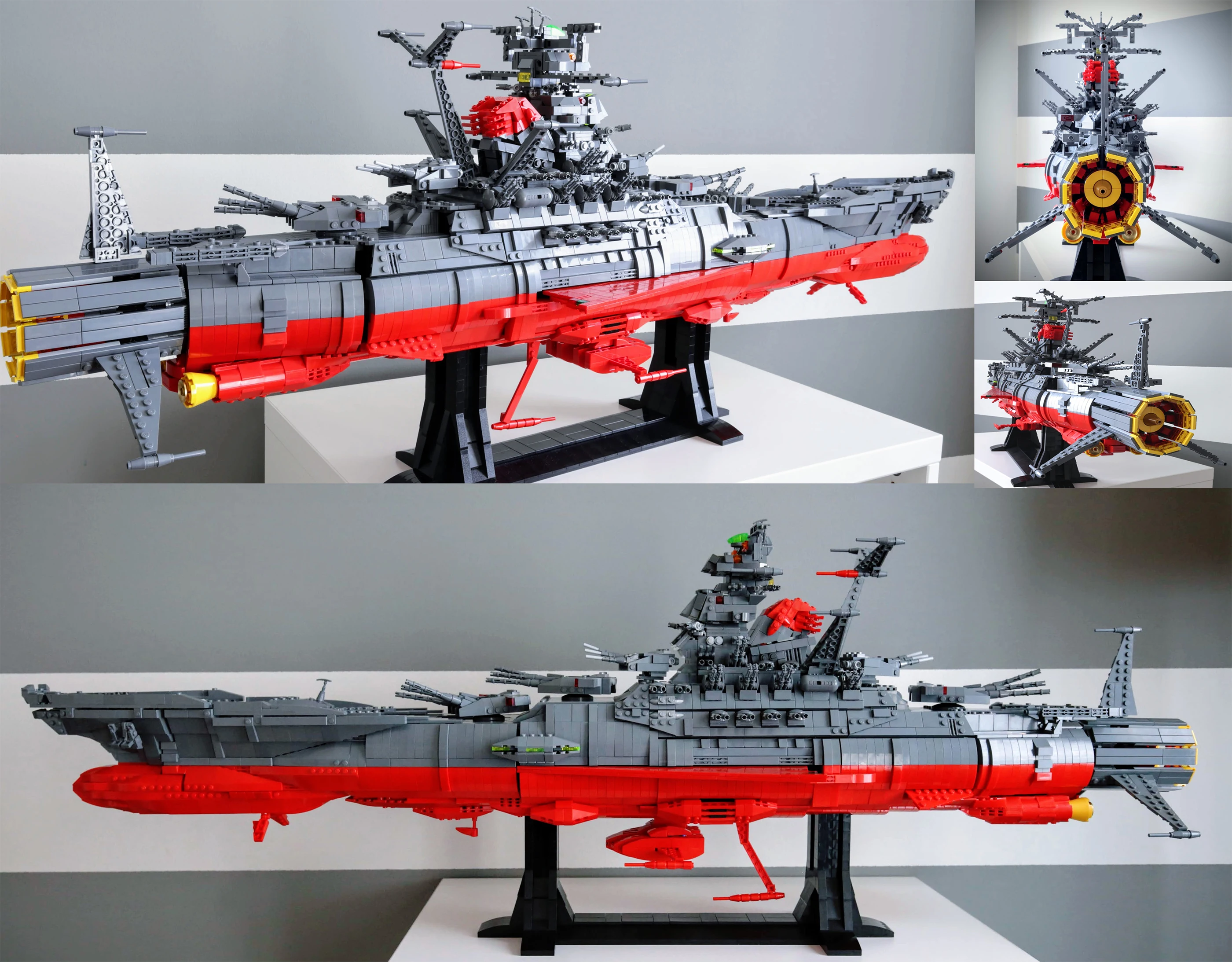 Новый военный корабль MOC космический UCS боевой набор Ямато Круизер