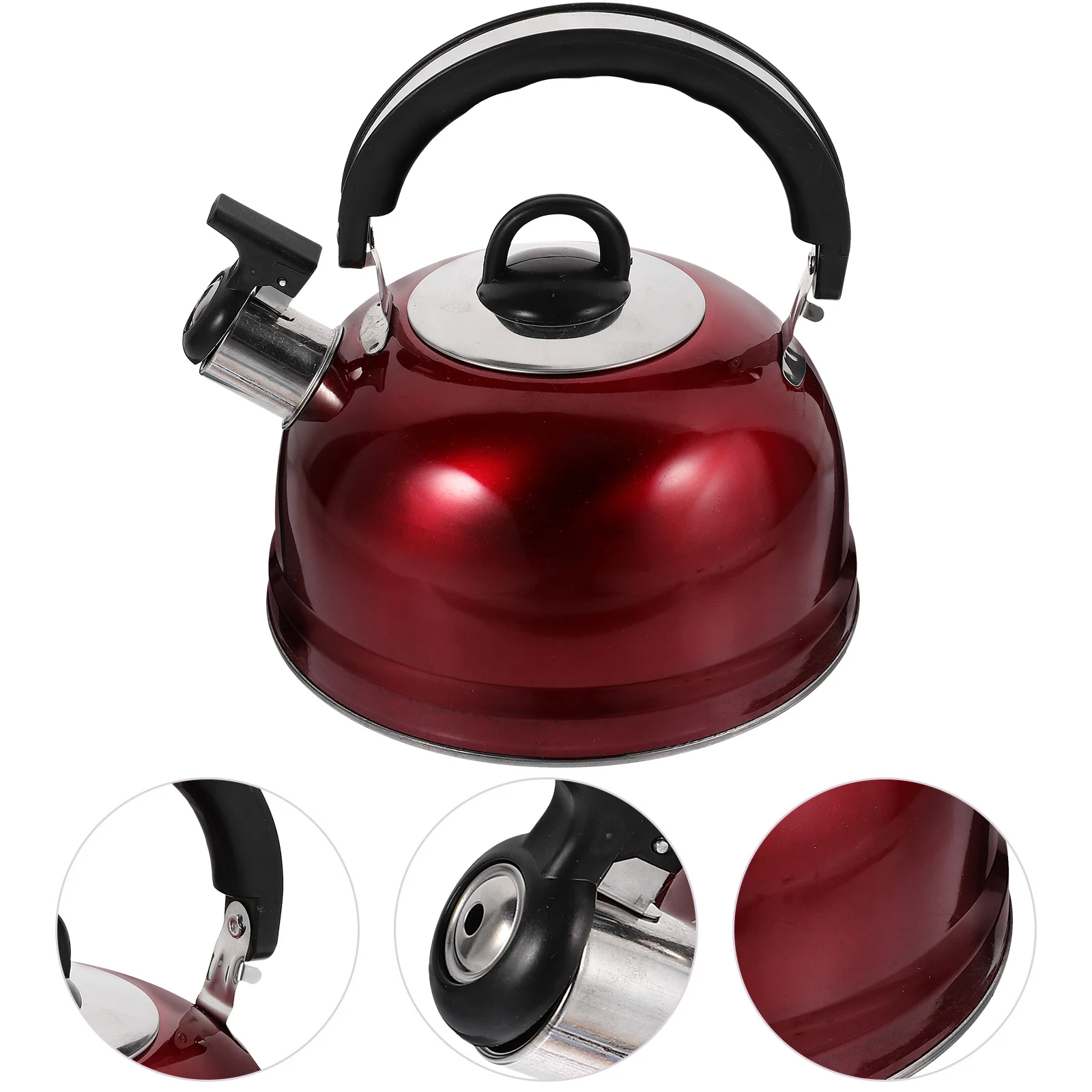 

Buzzing Kettle Tea Hemispherical Pot Food Grade Sounding Household Stove Top Metal Coffee Maker