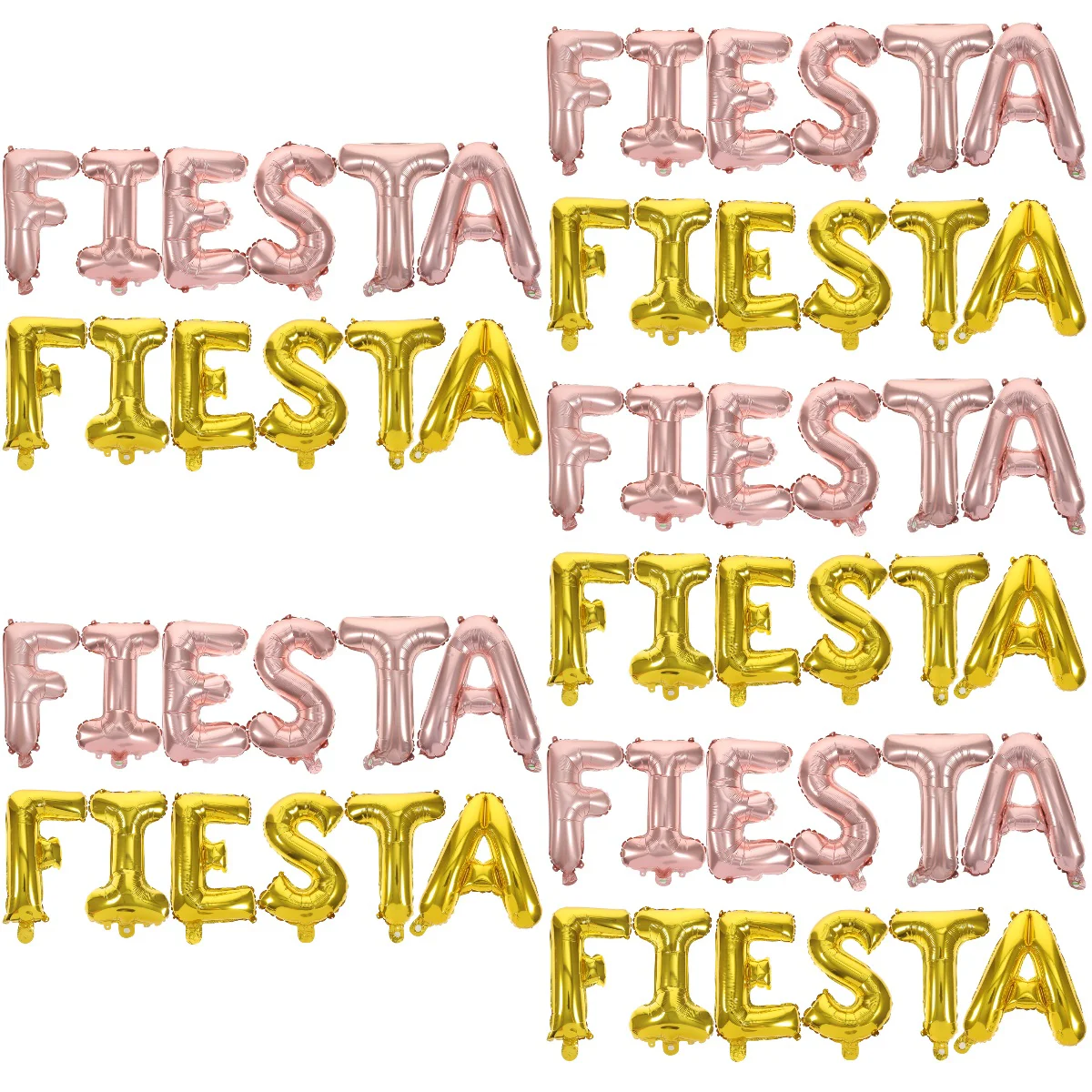 

10 Sets Portable Delicate Festive Festival Balloons Fiesta Balloons Fiesta Themed Party Favors