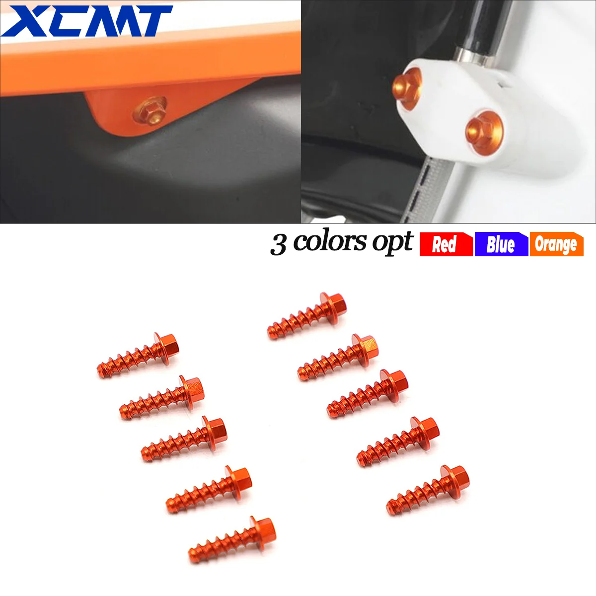 10 шт. комплект саморезов с ЧПУ для мотоцикла KTM SX SXF XC XCW XCF EXC EXCF 125-530 2004-2021 2022 2023