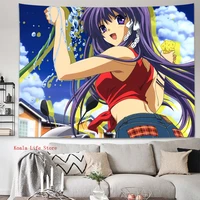 anime clannad decoration mural for living room wall covering lovely kawaii bedroom wall tapestry cute room decor wall hanging