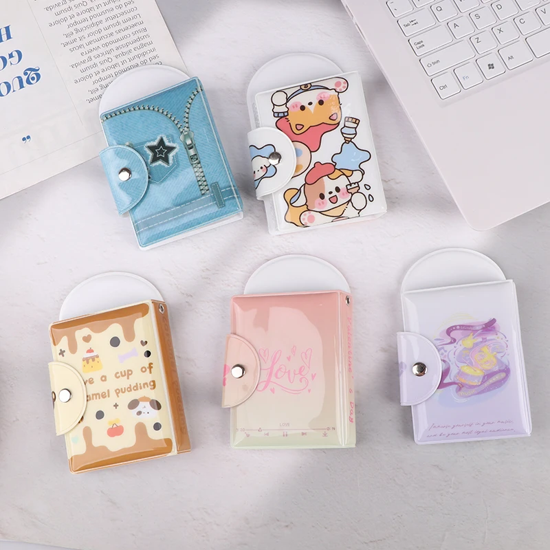 Милый фотоальбом Y2K 3-дюймовый держатель для фотокарт Idol коллекционные карты Idols