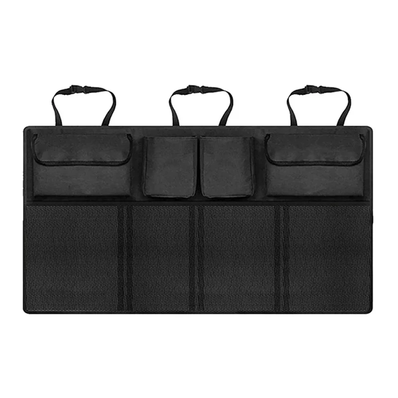 

Подвесная сумка для хранения в багажнике автомобиля, универсальный вместительный водонепроницаемый Органайзер из ткани Оксфорд для заднего сиденья с несколькими отделениями