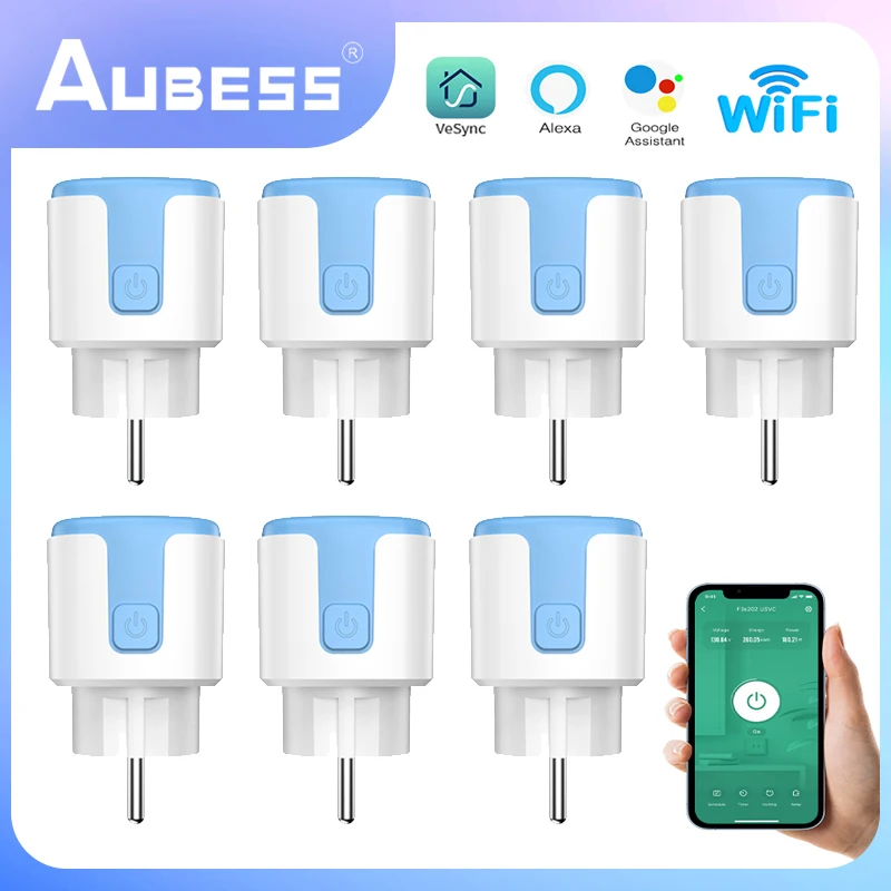 

Смарт-розетка с Wi-Fi и голосовым управлением, 16 А