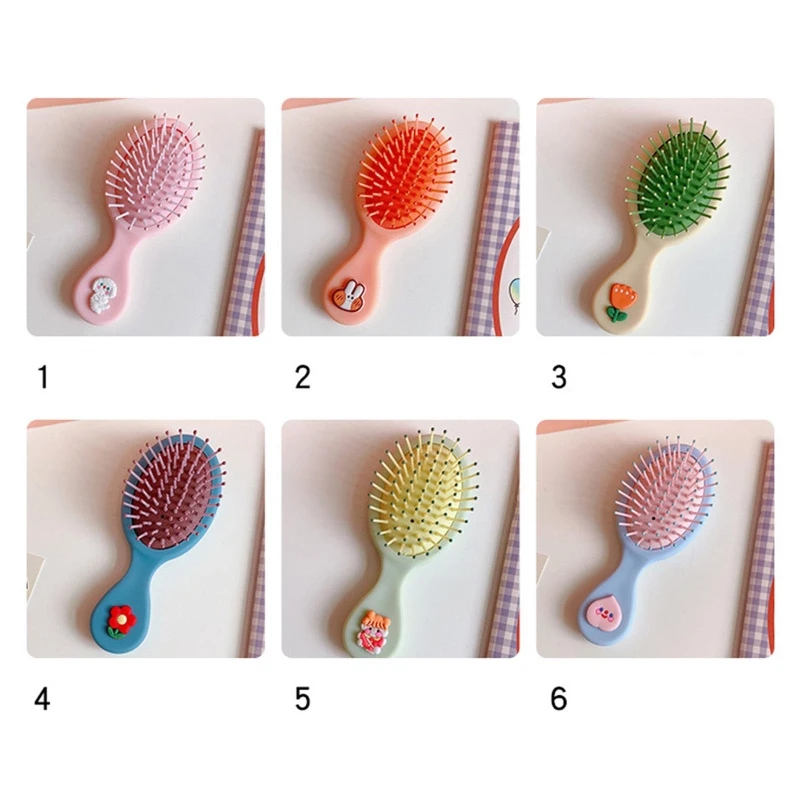 

Cute Cartoon Paddle Hair Brush Detangling Hairbrush Massage Scalp Styling Tool