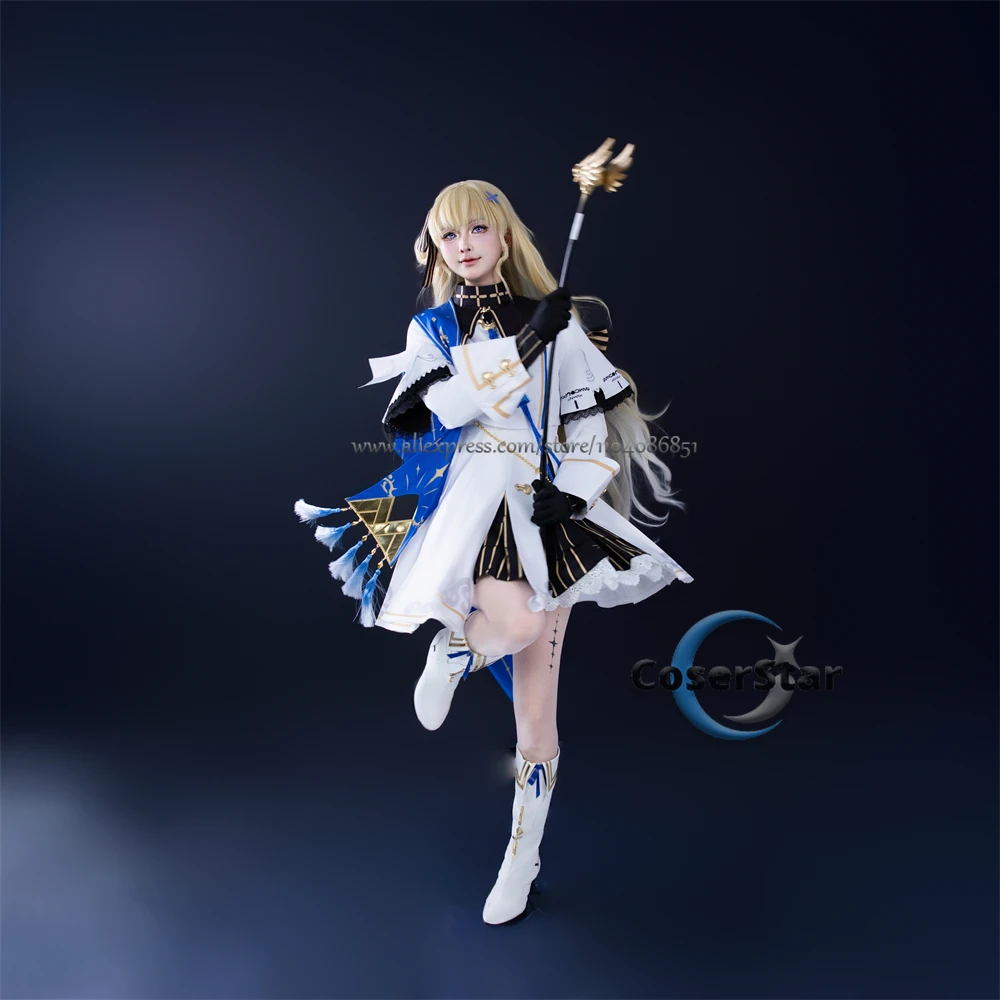 Игра Wuthering Waves Фиби Косплей Костюм Платье Карнавал Комикс Анимация Вечерние Парик