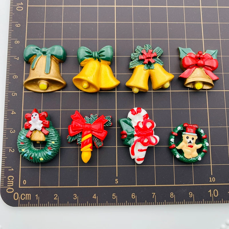 10 шт. полимерные золотые колокольчики для украшений скрапбукинга