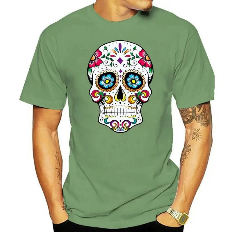 

Men's Designer T-Shirt New Fashion Street Style Loose Digital Skull Clothes Men T Shirt Short Sleeve Hipster Loose Top Tees