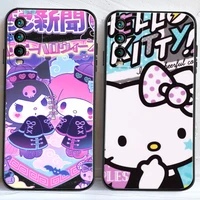 hello kitty cute phone cases for xiaomi redmi 7 7a 9 9a 9t 8a 8 2021 7 8 pro note 8 9 note 9t carcasa back cover coque soft tpu