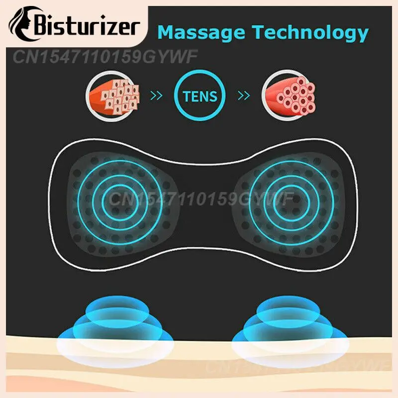 

Массажер электрический портативный для шеи, спины и тела, с зарядным USB-кабелем