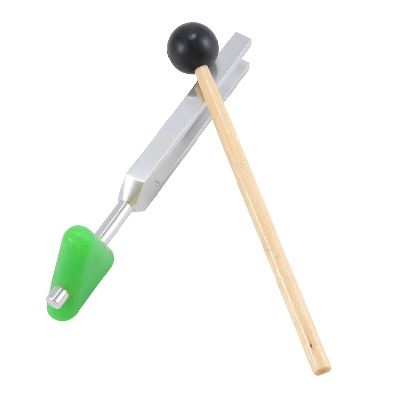 Камертон 528 Гц с молотком и чистящей салфеткой для исцеления чакр Звуковое