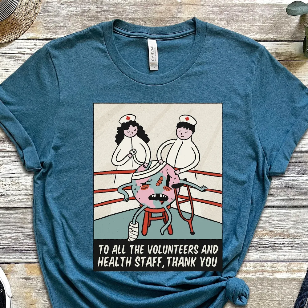 Футболка со смешным футляром для врачей медсестер и больниц