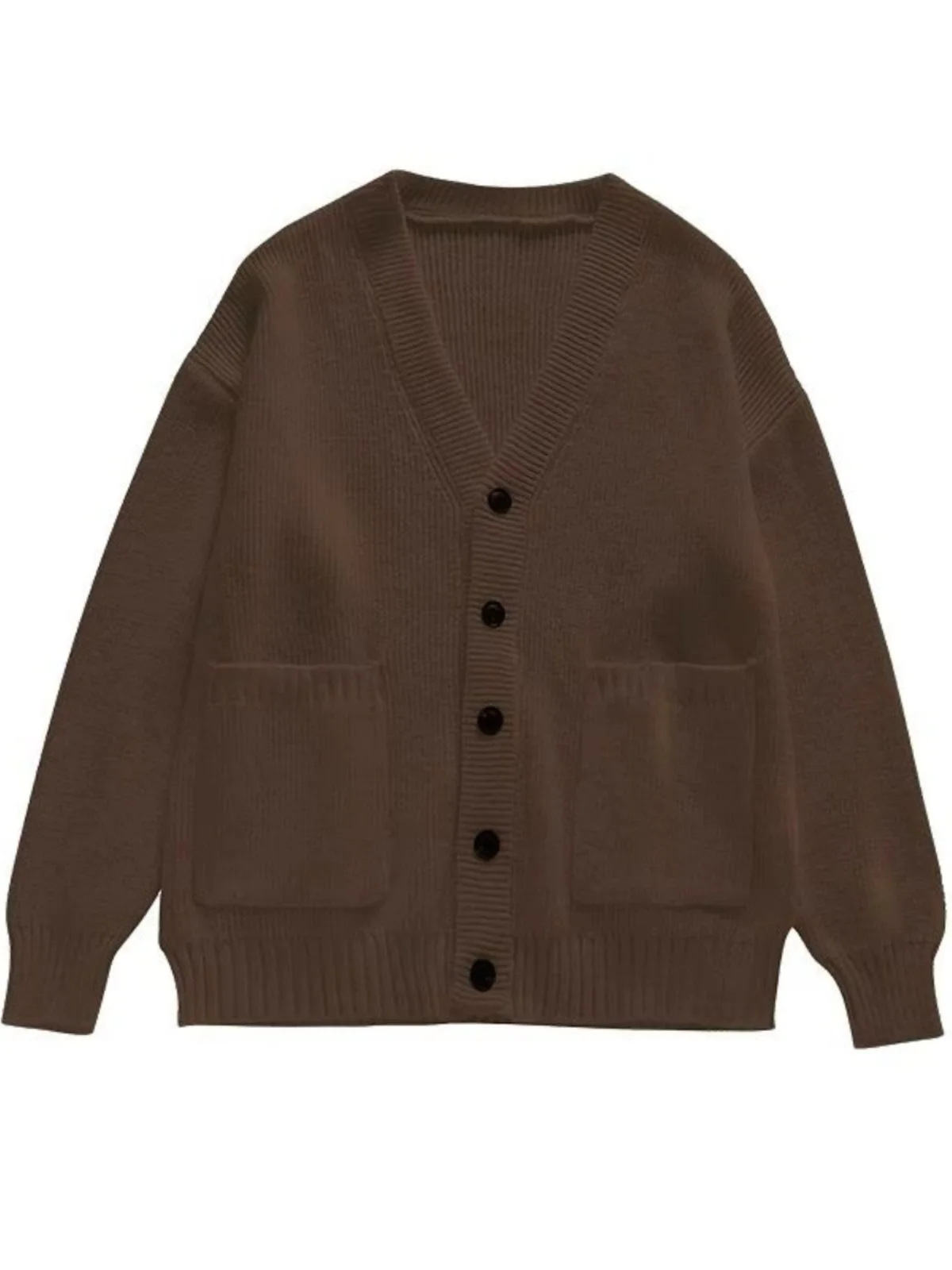 Soft Glutinous Knit cardigan Women clothes Autumn and Winter New Sweater Outerwear Loose Korean Sle V-neck Idle Outdo...