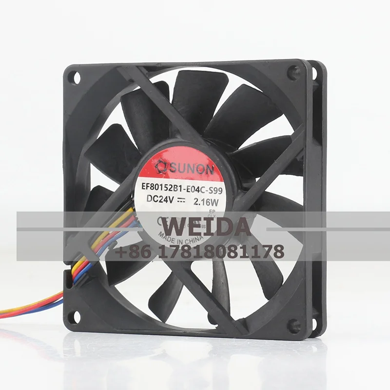 SUNON EF80152B1-E04C-S99 DC24V 2 16 Вт 8015 8 см 4-проводной 80x80x15 мм вентилятор охлаждения корпуса