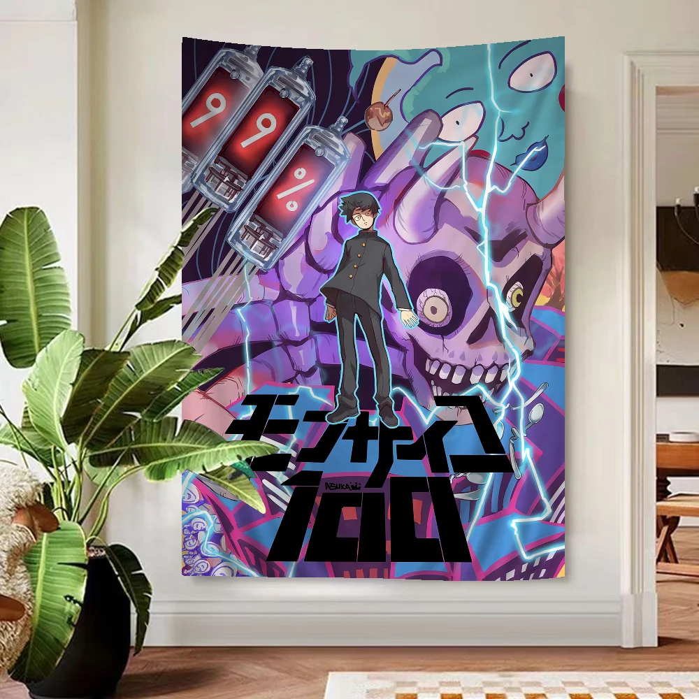 Аниме Mob P-PsychoS 100 сделай сам настенный гобелен хиппи цветок настенные ковры декор