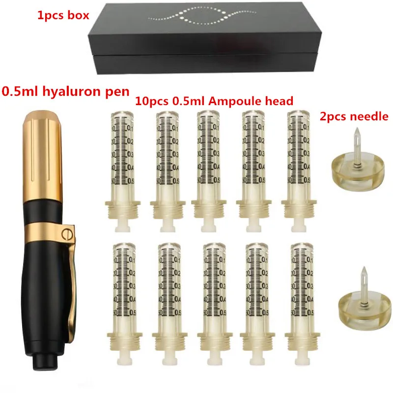 

2019 New High Pressure Hyaluronic Acid Pen High density metal For Anti Wrinkle Lifting Lip hyaluron gun atomizer hyaluronic pen