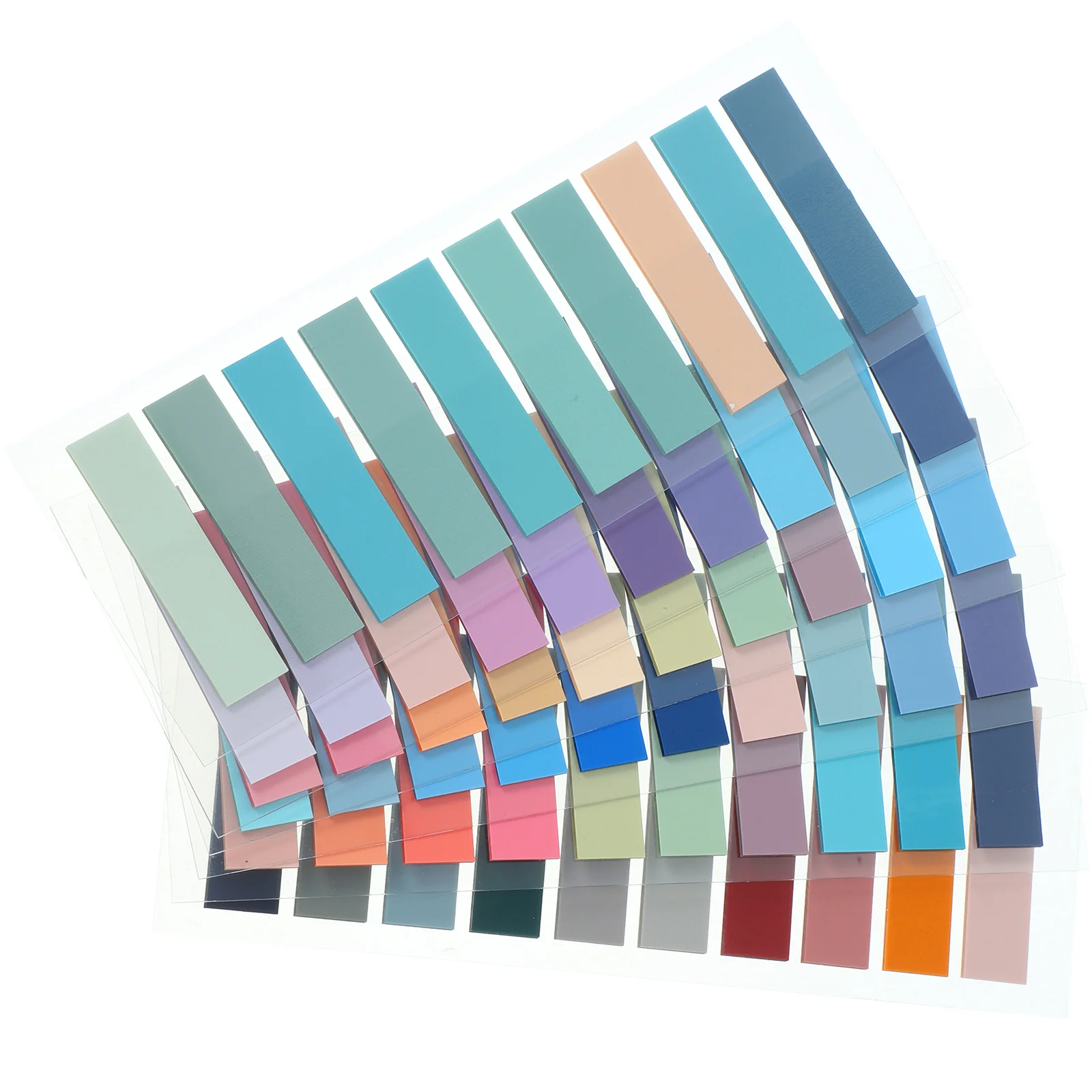 

6 Sheets of Sticky Annotation Pads Sticky Page Tags Removable Page Tabs Book Reading Page Guiding Tabs