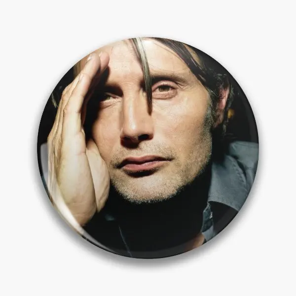 Mads Mikkelsen мягкая Кнопка булавка подарок одежда ювелирные изделия модная