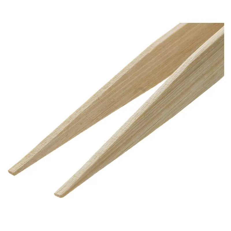 Promotion! Textured Bamboo Kongfu Tea Utensil Tweezers 14.5Cm Wood Color |