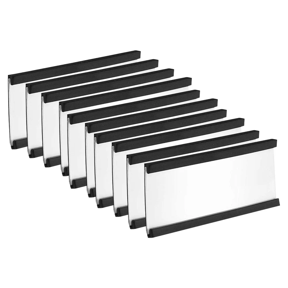 

30PCS Channel Magnetic Label Holder Premium Durable Channel Label Holder