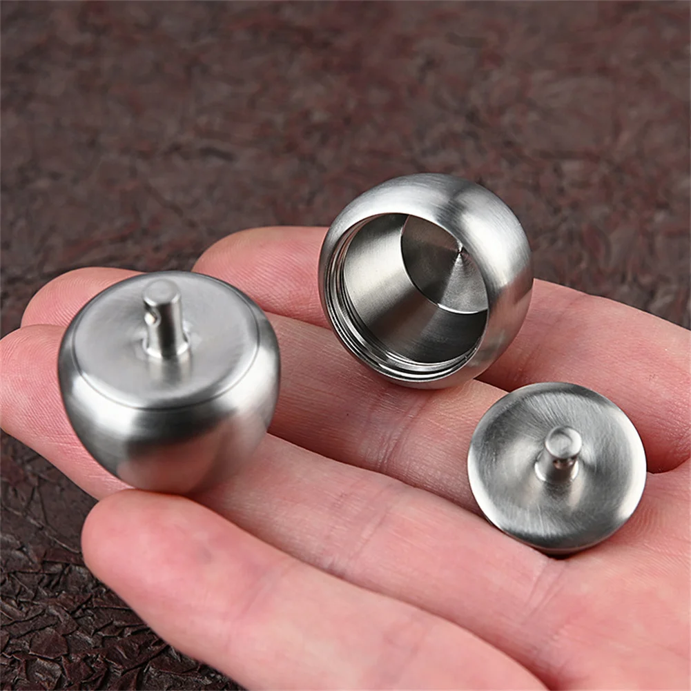 

1 Pc Waterproof Aluminum Pill Box Case Bottle Cache Drug Holder Container Keychain Medicine Box Pastilleros Meta Box Small Pocke