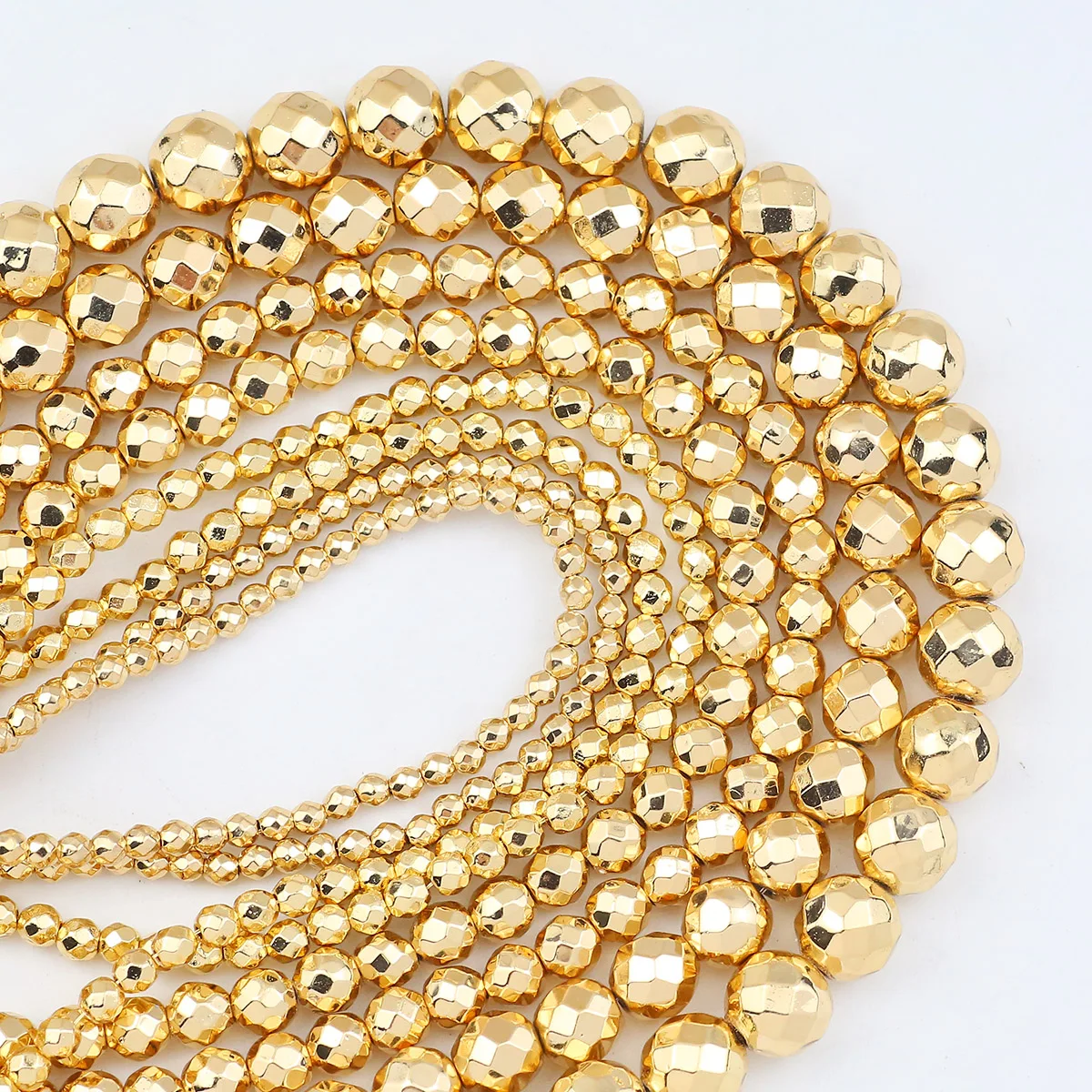 Круглые бусины из гематита для изготовления ювелирных изделий 2-10 мм